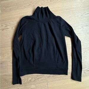 ALO Yoga Black Turtleneck Sweatshirt